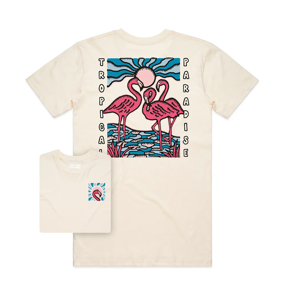 Tropical Paradise T-shirt / Back Print - Image 2