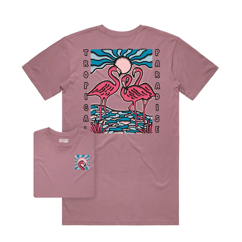 Tropical Paradise T-shirt / Back Print - Image 3