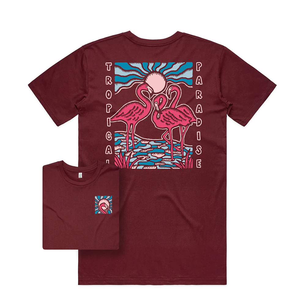Tropical Paradise T-shirt / Back Print - Image 6