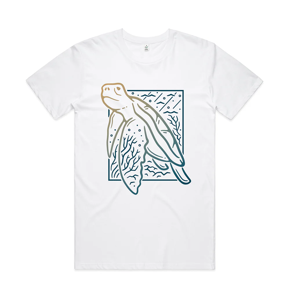 Turtle Scene T-shirt / Front Print - Image 2