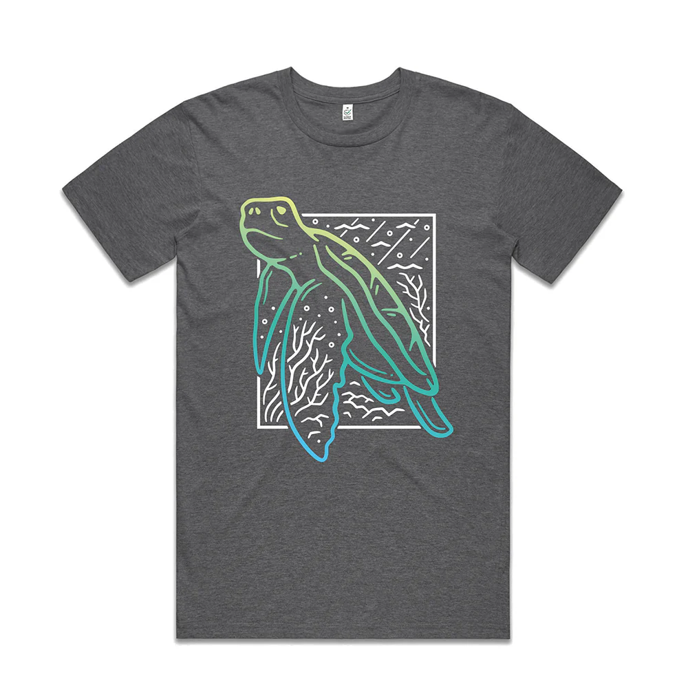 Turtle Scene T-shirt / Front Print - Image 5