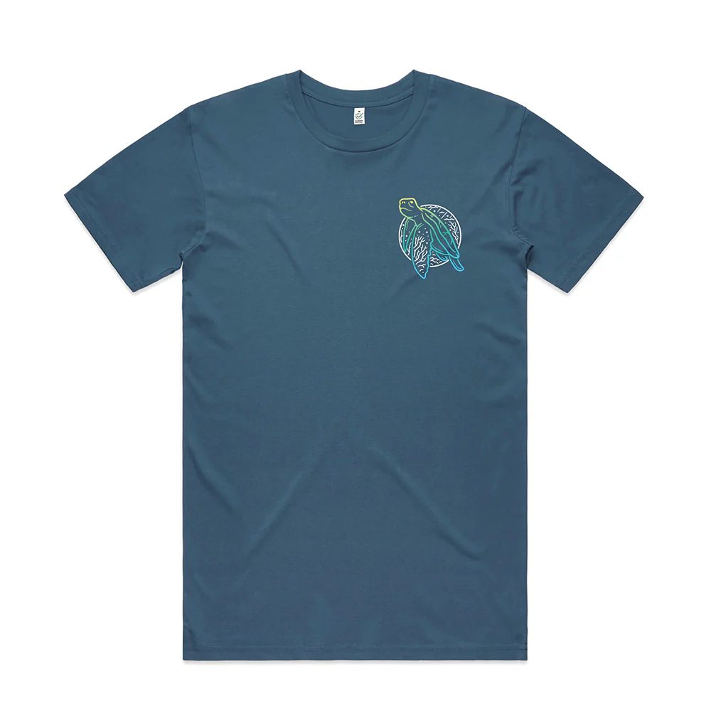 Turtle Scene T-shirt / Pocket Print - Image 2