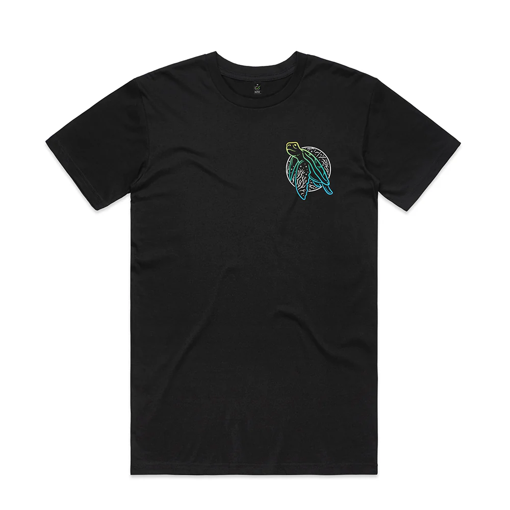 Turtle Scene T-shirt / Pocket Print - Image 3