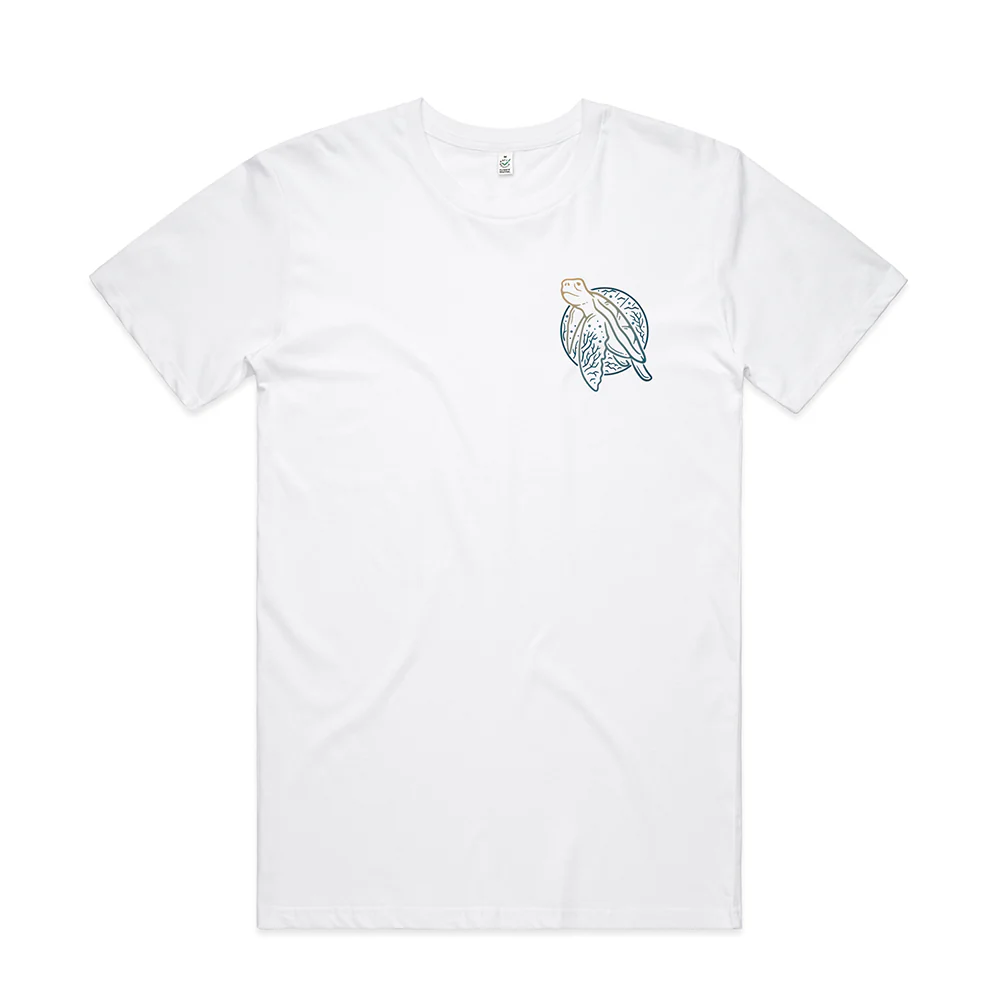 Turtle Scene T-shirt / Pocket Print - Image 5