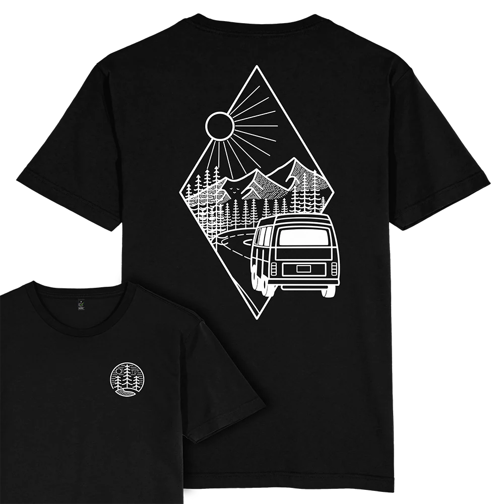 Van Life T-shirt / Back Print - Image 2