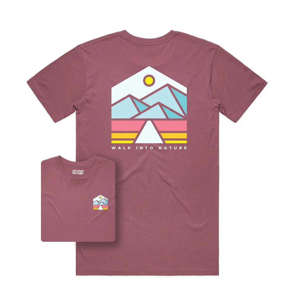 Walk Into Nature T-shirt / Back Print - Image 3