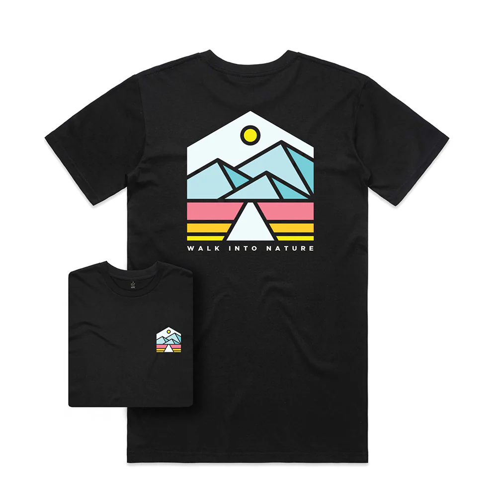 Walk Into Nature T-shirt / Back Print - Image 4