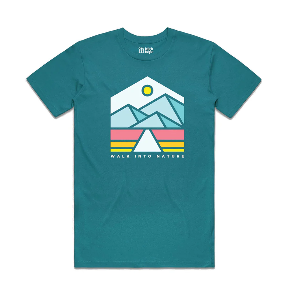 Walk Into Nature T-shirt / Front Print - Image 3