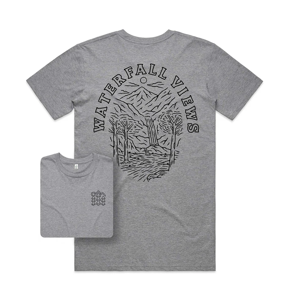 Waterfall Views T-shirt / Back Print - Image 4