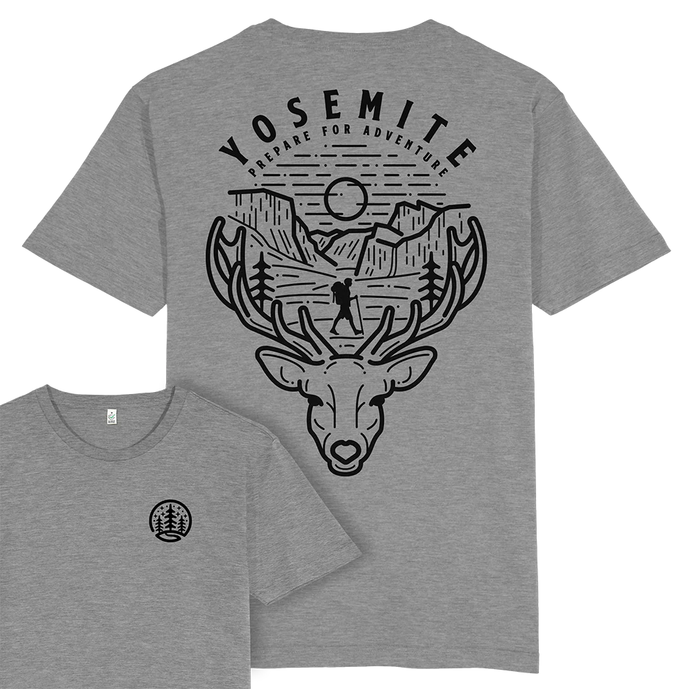 Yosemite Hiker T-shirt / Back Print - Image 5