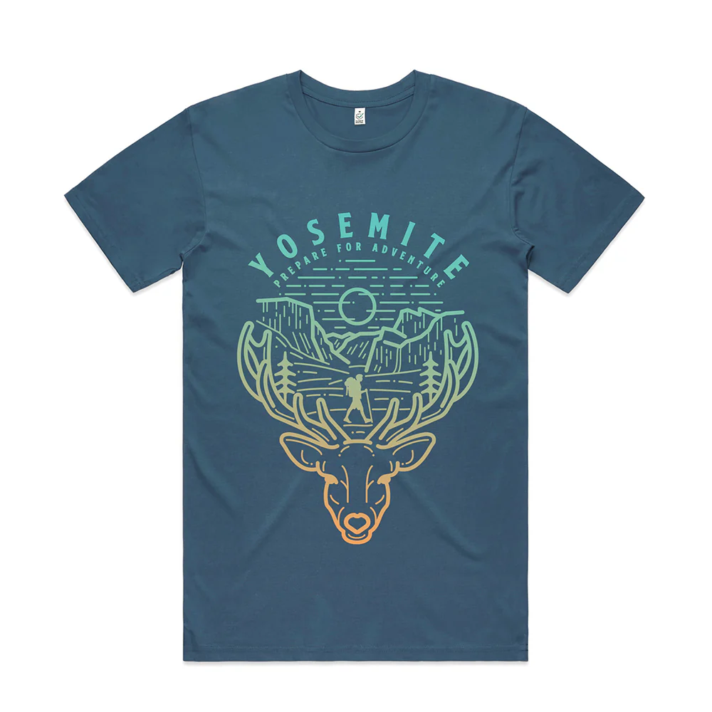 Yosemite Hiker T-shirt / Front Print - Image 3