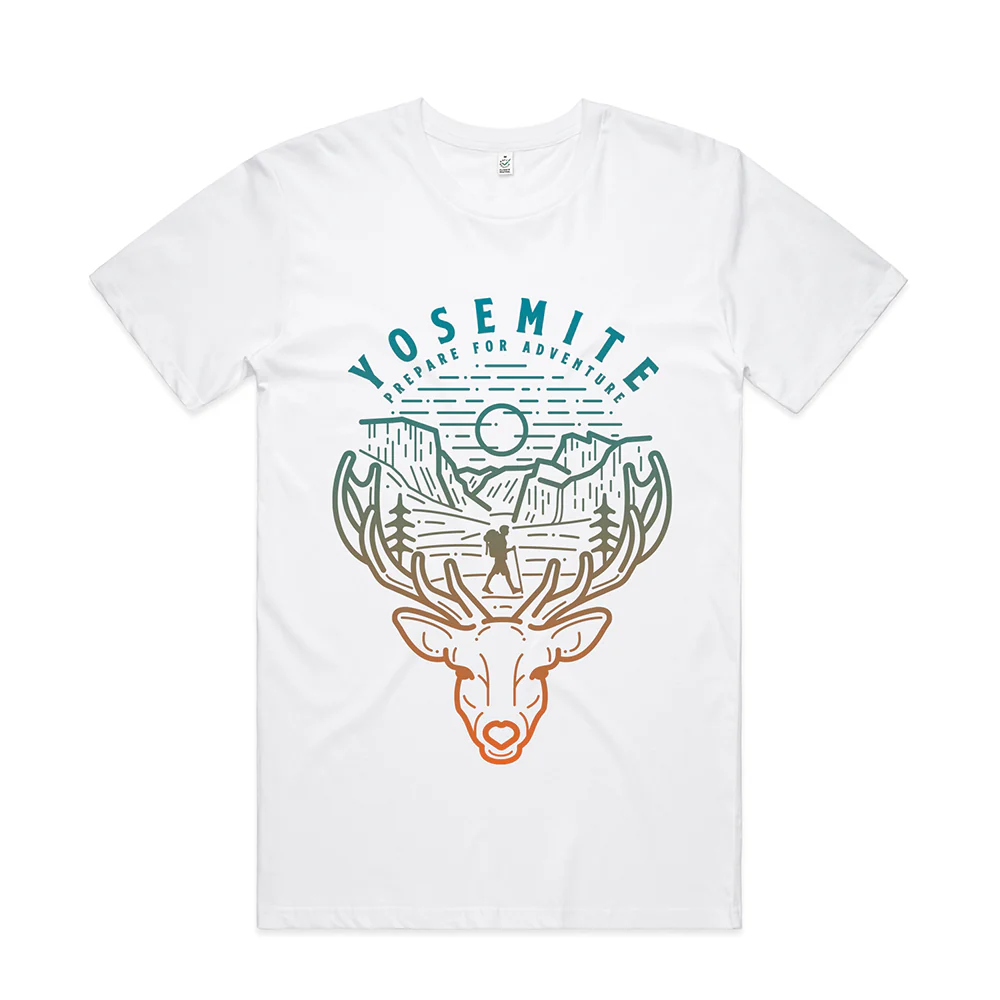 Yosemite Hiker T-shirt / Front Print - Image 4